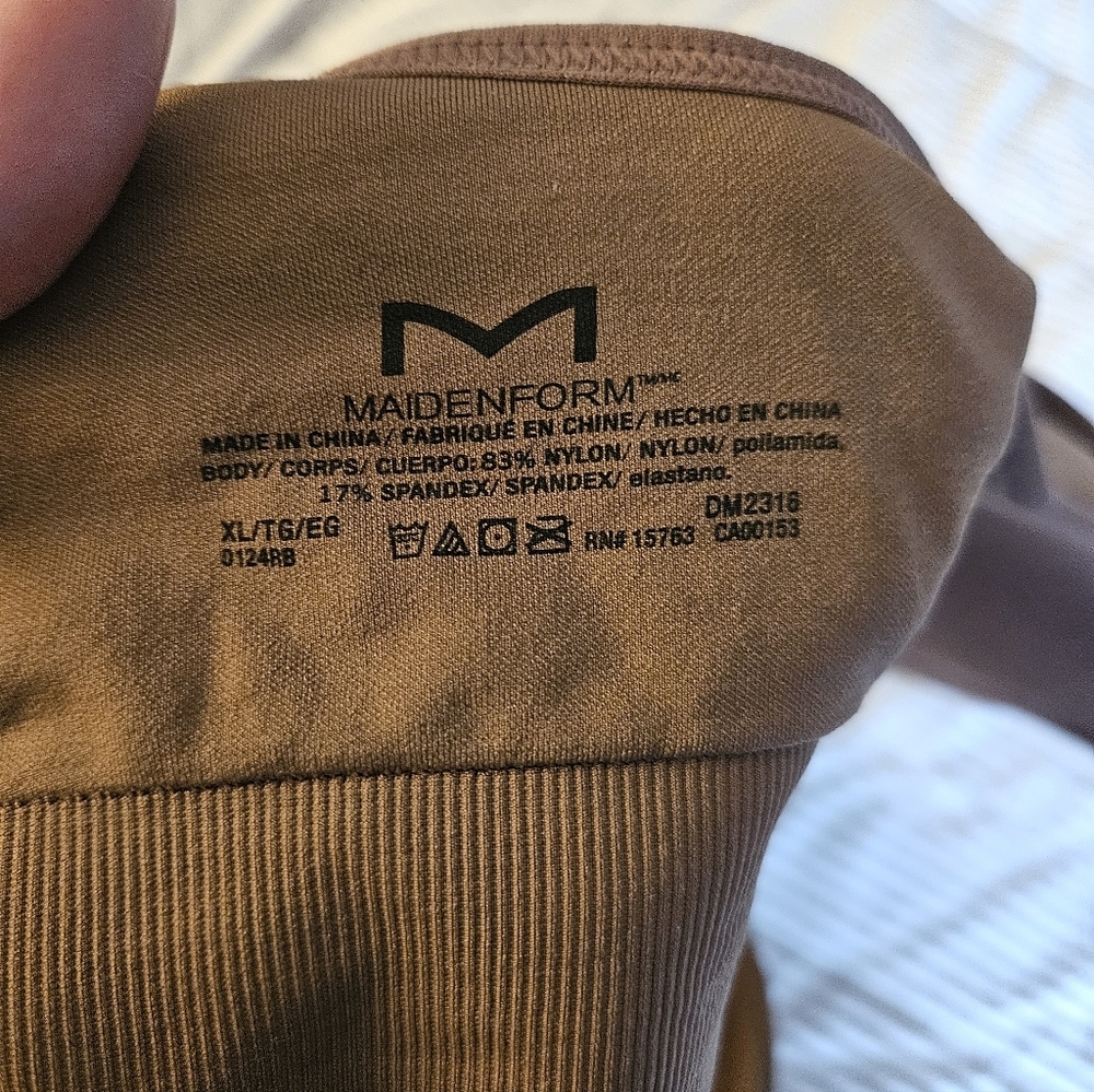 Maidenform Soft Brown Bra Size XL - Picture 7 of 10